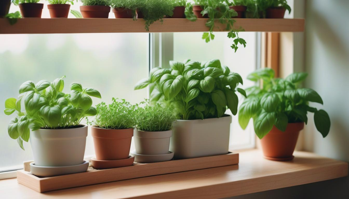 Growing Fresh Flavors How to Start an Indoor Herb Garden in Any Small